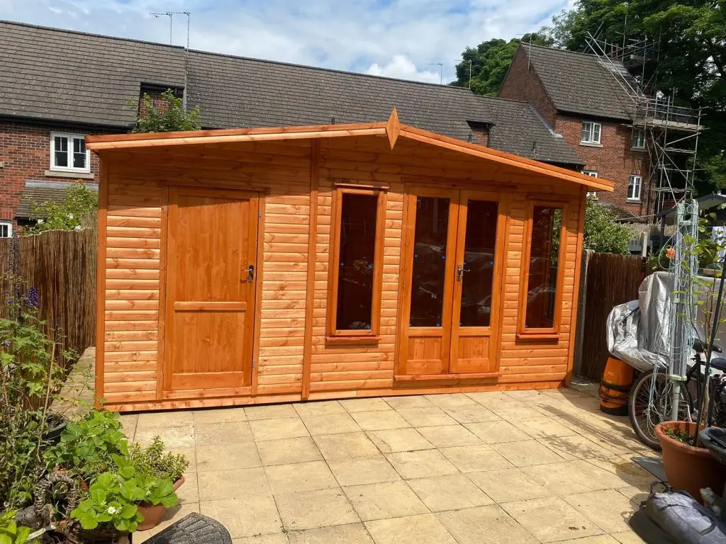 SUMMERHOUSE AND STORE MADE FROM TIMBER