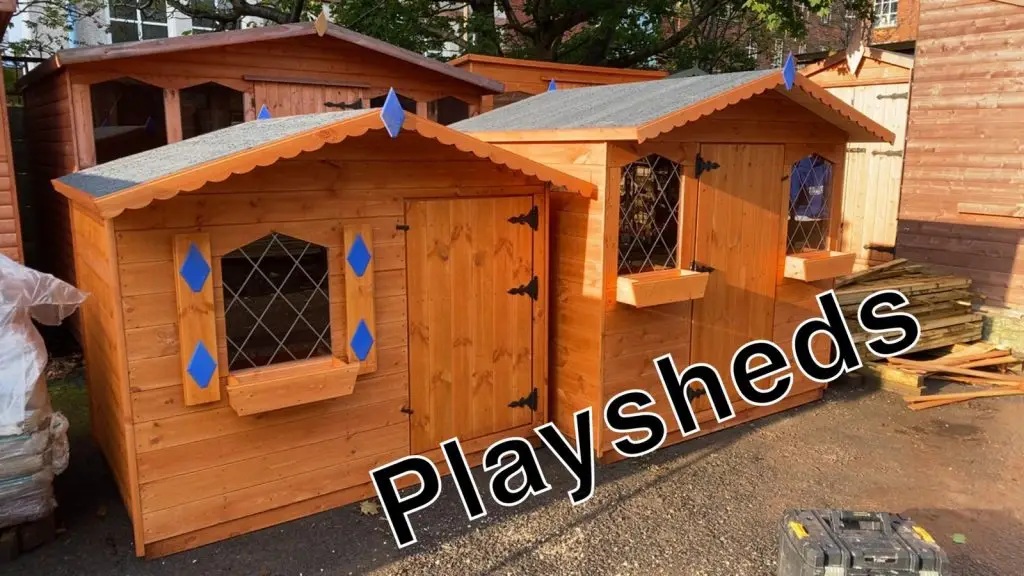 This is a photo of a play house display for children